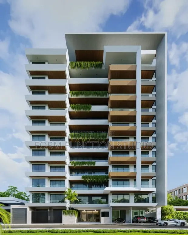 Apartment Building Plan 007 - Modern Facades - 1