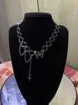 Choker Silver Necklace - 1