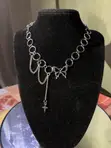 Choker Silver Necklace - 4