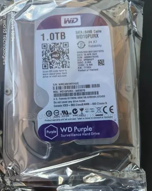 1TB WD Surveillance Hard Drive