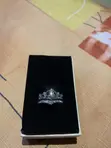 2 Pieces Crown Promise Ring Set - 2