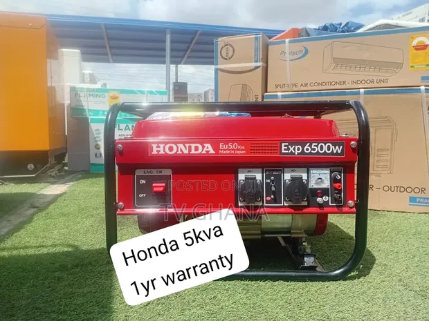 Honda 5.0KVA Petrol Generator - 1 Year Warranty - 1