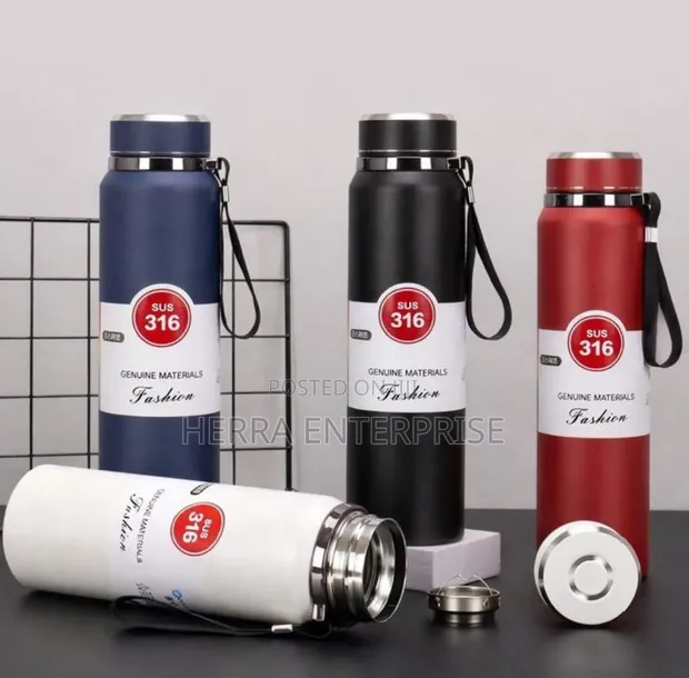 Premium SUS 316 Stainless Steel Vacuum Flask - 1000ml - 1