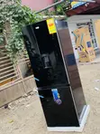 Pearl 309L Black Mirror Double Door Fridge - 1