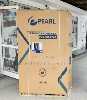 Pearl 690L Double Door Glass Display Fridge (PVC-801-27AA)