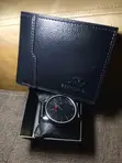 VR Black Wallet and Quart Watch Combo - 1