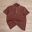 Luxury Zip Polo Shirt - Men's - 3