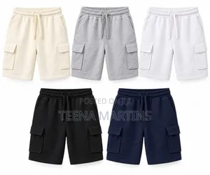 Men's Cotton Shorts with Drawstring