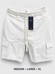 Men's Cotton Shorts with Drawstring - 3
