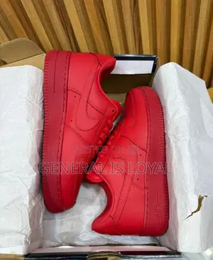 Nike Air Force 1 '07 LV8 Triple Red Sneakers