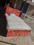 Double Bed Frame with Mattress - Brand New - 2