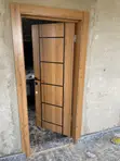HDF Flush Door with Frame, Lock & Installation - 1