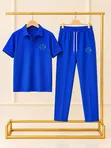 Men's Short-Sleeve Shirt and Trousers Set - 1