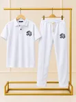 Men's Short-Sleeve Shirt and Trousers Set - 3