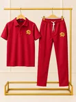 Men's Short-Sleeve Shirt and Trousers Set - 5