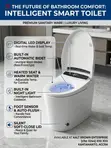 Luxury Smart Toilet with LED Display & Automatic Bidet - 1