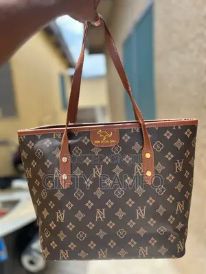 Ladies Handbags - Brown Fabric