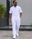 Plain White Classic Kaftans for Men - 1