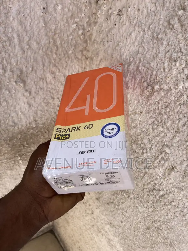 New Tecno Spark 40 Pro+ 256GB White - 1