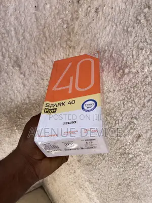 New Tecno Spark 40 Pro+ 256GB White