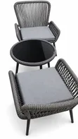 Avenza 3-Piece Patio Set - Balcony Chair & Table - 2