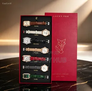 Gift Set: 7-Piece One Week Watch Set (Lucky Fox)