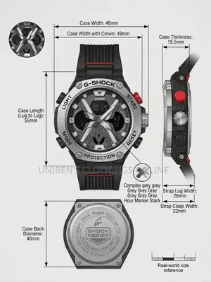 Casio G-Shock WR-20BAR Watch