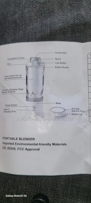 Chargeable Hand Blender - Brand New