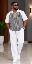 Two Pieces Long Kaftan for Men - 1
