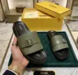 Fendi Classic Slippers - Men's Size 40 - 4