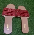 Max Extra Ladies Rhinestone Slide Sandals - Size 40 - 1