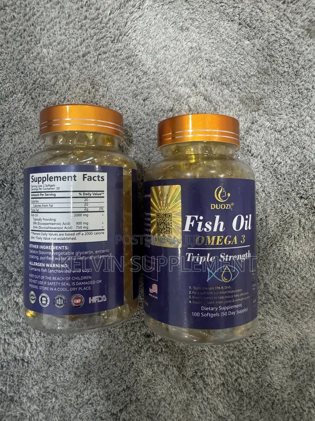 Duozi Fish Oil Omega-3 Triple Strength - 1