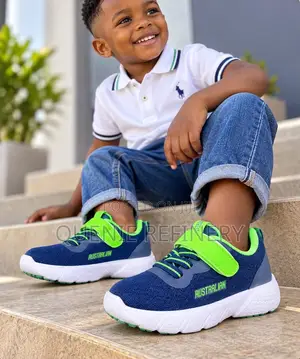 Green Boys Sneakers - Size 30