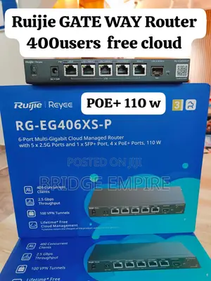 RG-EG406XS-P 5-Port Cloud Managed Router