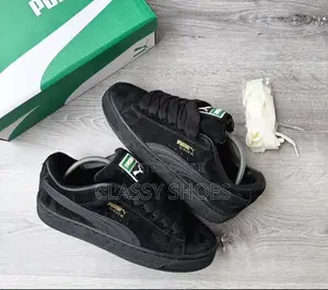 Puma Suede XL All Black Sneakers