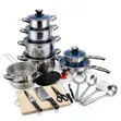 30-Piece Marwa German Stainless Steel Cookware Set - 2