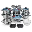 30-Piece Marwa German Stainless Steel Cookware Set - 4
