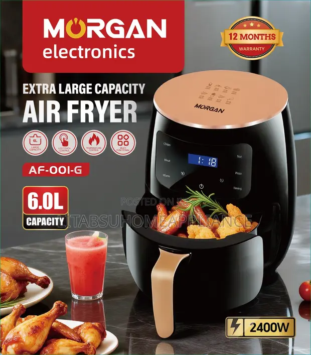 Morgan 6 Liter Airfryer - 1