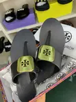 Tory Burch Women's Black Leather Slippers - Size 38 - 2