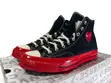 All Star Converse Black and Red Sneakers - 2