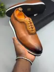 Luxury Berluti-Style Men's Dress Sneakers - 1