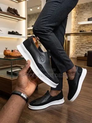 Men's Timberland Slip-on Leather Sneakers - Black