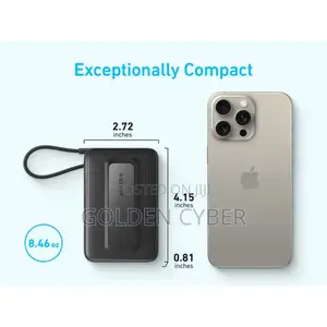 Anker Zolo 10000mAh 30W Magnetic Power Bank with USB-C Cable