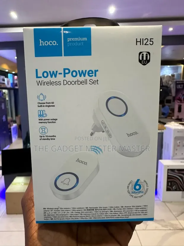 Hoco H125 Low-Power Wireless Doorbell Set - 1