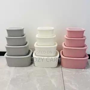 5-in-1 Unbreakable Silicone Storage Bowls with Lids
