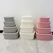 5-in-1 Unbreakable Silicone Storage Bowls with Lids - 1