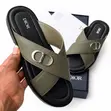 Hermes Slippers - Men's White Leather - 4