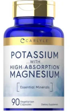 Potassium Magnesium Glycinate & Magnesium Oxide - 90 Capsules
