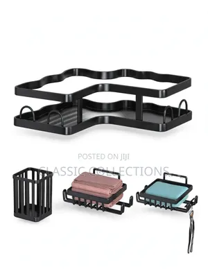 5-in-1 Corner Shower Caddy - Waterproof, No Drilling