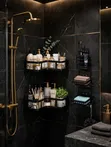 5-in-1 Corner Shower Caddy - Waterproof, No Drilling - 2
